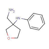 1254809-56-7 3-(aminomethyl)-N-phenyloxolan-3-amine chemical structure