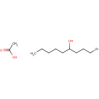 54314-55-5 acetic acid;1-bromononan-4-ol chemical structure