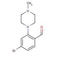 628326-12-5 4-bromo-2-(4-methylpiperazin-1-yl)benzaldehyde chemical structure