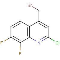 1125702-47-7 4-(bromomethyl)-2-chloro-7,8-difluoroquinoline chemical structure