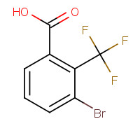 1227605-02-8 3-bromo-2-(trifluoromethyl)benzoic acid chemical structure