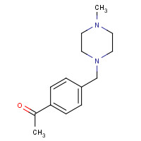 125743-59-1 1-[4-[(4-methylpiperazin-1-yl)methyl]phenyl]ethanone chemical structure