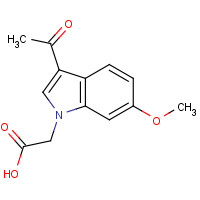 1386456-83-2 2-(3-acetyl-6-methoxyindol-1-yl)acetic acid chemical structure
