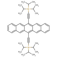 373596-08-8 tri(propan-2-yl)-[2-[13-[2-tri(propan-2-yl)silylethynyl]pentacen-6-yl]ethynyl]silane chemical structure
