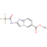 209971-50-6 methyl 2-[(2,2,2-trifluoroacetyl)amino]imidazo[1,2-a]pyridine-6-carboxylate chemical structure