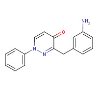1314394-17-6 3-[(3-aminophenyl)methyl]-1-phenylpyridazin-4-one chemical structure