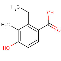 1227845-51-3 2-ethyl-4-hydroxy-3-methylbenzoic acid chemical structure