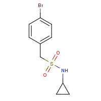 950235-23-1 1-(4-bromophenyl)-N-cyclopropylmethanesulfonamide chemical structure