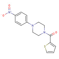 330468-37-6 [4-(4-nitrophenyl)piperazin-1-yl]-thiophen-2-ylmethanone chemical structure