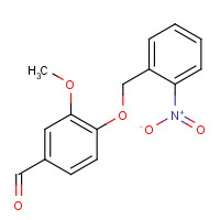 331463-81-1 3-methoxy-4-[(2-nitrophenyl)methoxy]benzaldehyde chemical structure