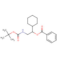 913642-53-2 [1-cyclohexyl-2-[(2-methylpropan-2-yl)oxycarbonylamino]ethyl] benzoate chemical structure