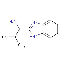 60603-59-0 1-(1H-benzimidazol-2-yl)-2-methylpropan-1-amine chemical structure
