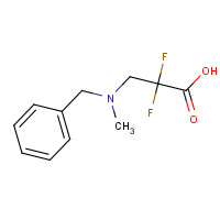 1346597-49-6 3-[benzyl(methyl)amino]-2,2-difluoropropanoic acid chemical structure