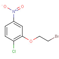 3062-53-1 2-(2-bromoethoxy)-1-chloro-4-nitrobenzene chemical structure