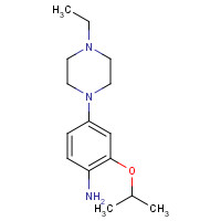 1318133-28-6 4-(4-ethylpiperazin-1-yl)-2-propan-2-yloxyaniline chemical structure