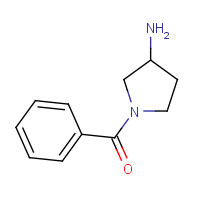198210-81-0 (3-aminopyrrolidin-1-yl)-phenylmethanone chemical structure