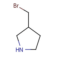1289386-71-5 3-(bromomethyl)pyrrolidine chemical structure