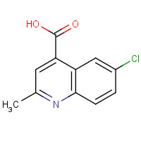 436087-49-9 6-chloro-2-methylquinoline-4-carboxylic acid chemical structure
