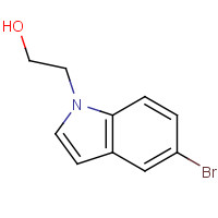 148366-28-3 2-(5-bromoindol-1-yl)ethanol chemical structure
