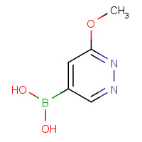 1428423-36-2 (6-methoxypyridazin-4-yl)boronic acid chemical structure
