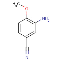 60979-25-1 3-amino-4-methoxybenzonitrile chemical structure
