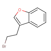 136229-40-8 3-(2-bromoethyl)-1-benzofuran chemical structure