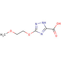 1319257-86-7 3-(2-methoxyethoxy)-1H-1,2,4-triazole-5-carboxylic acid chemical structure
