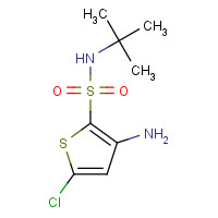 194086-62-9 3-amino-N-tert-butyl-5-chlorothiophene-2-sulfonamide chemical structure