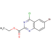 1159976-38-1 ethyl 6-bromo-4-chloroquinazoline-2-carboxylate chemical structure