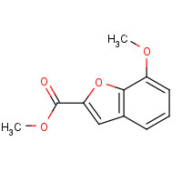 59254-09-0 methyl 7-methoxy-1-benzofuran-2-carboxylate chemical structure