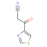 1290181-13-3 3-oxo-3-(1,3-thiazol-4-yl)propanenitrile chemical structure