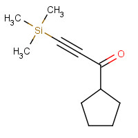 70639-94-0 1-cyclopentyl-3-trimethylsilylprop-2-yn-1-one chemical structure