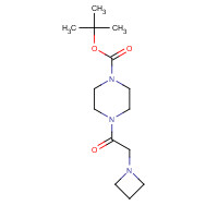 1460038-10-1 tert-butyl 4-[2-(azetidin-1-yl)acetyl]piperazine-1-carboxylate chemical structure