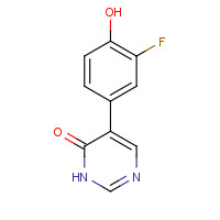 960298-71-9 5-(3-fluoro-4-hydroxyphenyl)-1H-pyrimidin-6-one chemical structure