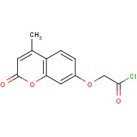 91454-65-8 2-(4-methyl-2-oxochromen-7-yl)oxyacetyl chloride chemical structure