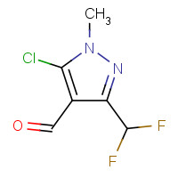 660845-30-7 5-chloro-3-(difluoromethyl)-1-methylpyrazole-4-carbaldehyde chemical structure