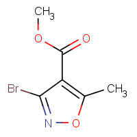 188686-98-8 methyl 3-bromo-5-methyl-1,2-oxazole-4-carboxylate chemical structure