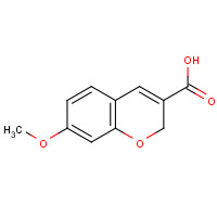 57543-60-9 7-methoxy-2H-chromene-3-carboxylic acid chemical structure