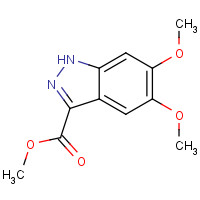 885279-34-5 methyl 5,6-dimethoxy-1H-indazole-3-carboxylate chemical structure