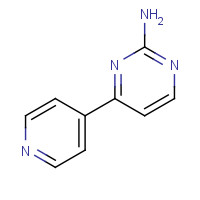 66521-70-8 4-pyridin-4-ylpyrimidin-2-amine chemical structure