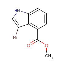 1093759-60-4 methyl 3-bromo-1H-indole-4-carboxylate chemical structure