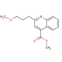 1266728-28-2 methyl 2-(3-methoxypropyl)quinoline-4-carboxylate chemical structure