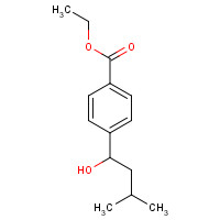 1393125-62-6 ethyl 4-(1-hydroxy-3-methylbutyl)benzoate chemical structure