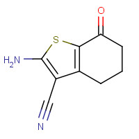 98899-30-0 2-amino-7-oxo-5,6-dihydro-4H-1-benzothiophene-3-carbonitrile chemical structure