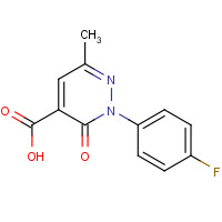946505-18-6 2-(4-fluorophenyl)-6-methyl-3-oxopyridazine-4-carboxylic acid chemical structure