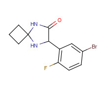 1272755-91-5 6-(5-bromo-2-fluorophenyl)-5,8-diazaspiro[3.4]octan-7-one chemical structure