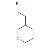 1050496-64-4 3-(2-bromoethyl)oxane chemical structure