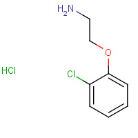 26378-54-1 2-(2-chlorophenoxy)ethanamine;hydrochloride chemical structure
