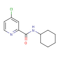 1094332-66-7 4-chloro-N-cyclohexylpyridine-2-carboxamide chemical structure