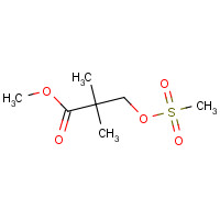 846038-01-5 methyl 2,2-dimethyl-3-methylsulfonyloxypropanoate chemical structure